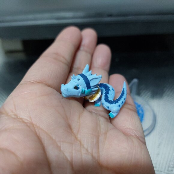 Anime Cutie Brave Princess With Sword and Dragon Super Cute Decor Figurine - Picture 2 of 9